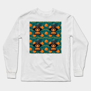 halloween pumpkin Long Sleeve T-Shirt